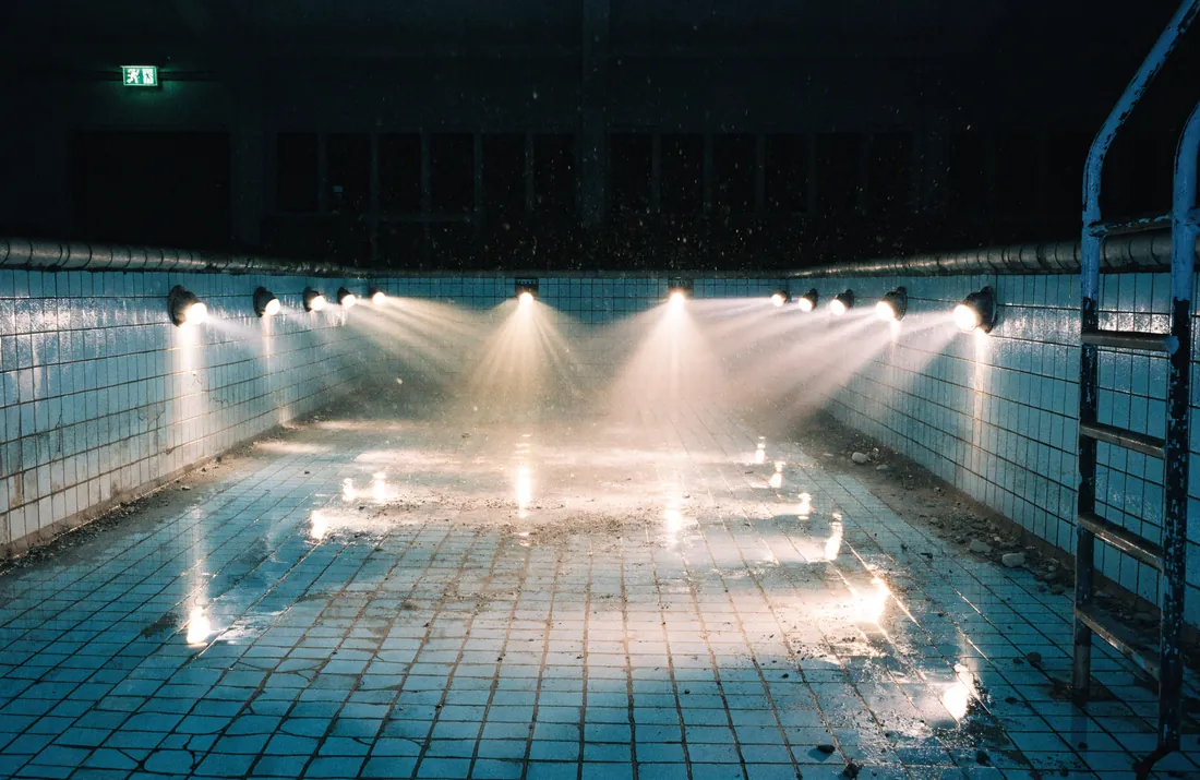 La piscine videe