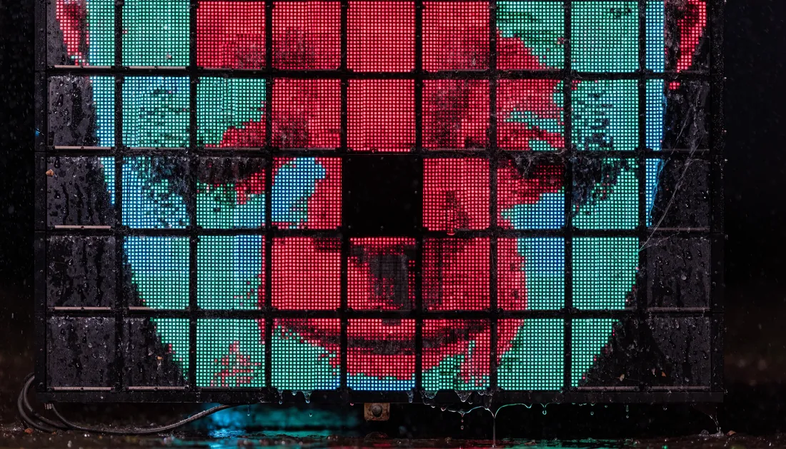 Le mur de LED